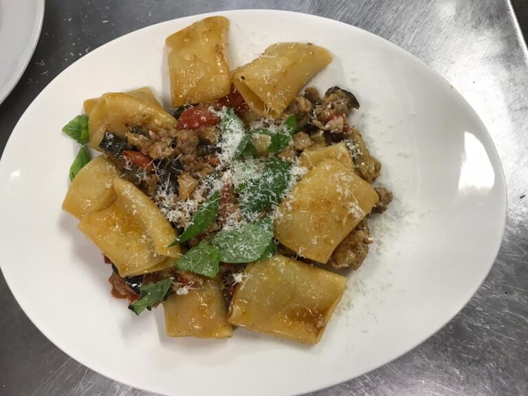 paccheri salsiccia
