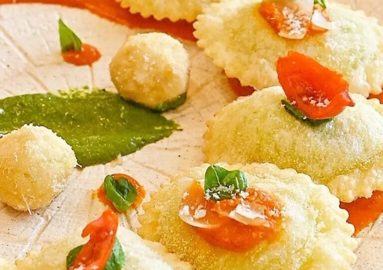 ravioli fritti pomodorini
